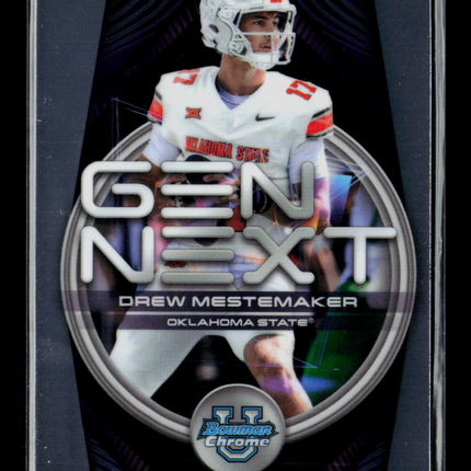 2026 Bowman Chrome University Drew Mestemaker #GN-12