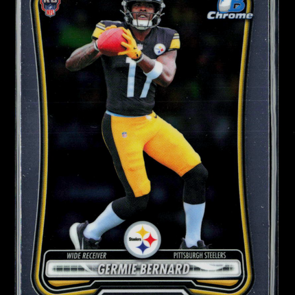 2026 Topps Bowman Chrome Germie Bernard #BCV-124 RC