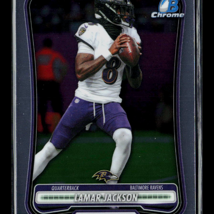 2026 Topps Bowman Chrome Lamar Jackson #BCV-8