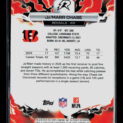 2026 Topps Resurgence Ja'Marr Chase #20