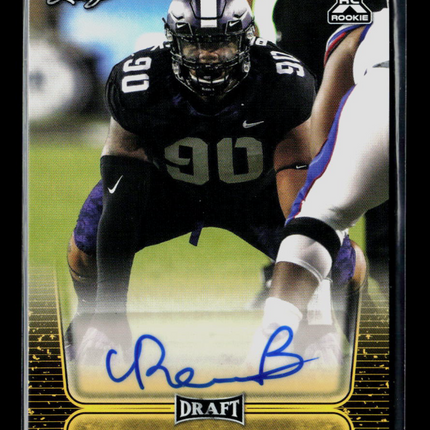 2020 Leaf Draft Ross Blacklock #BA-RB1 Gold RC Auto
