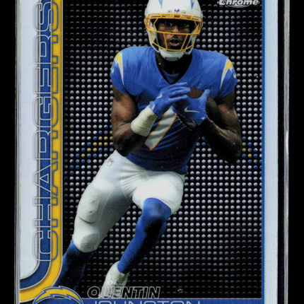 2025 Topps Chrome Quentin Johnston Lightboard #159