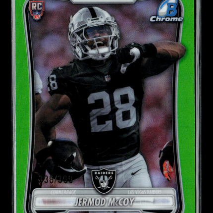 2026 Bowman Chrome Jermod McCoy #BCV-191 Green 36/399 RC