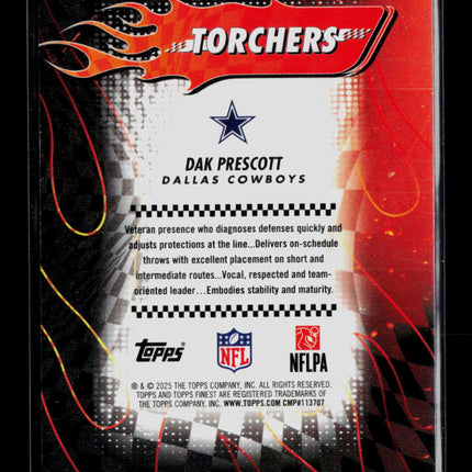 2025 Topps Finest Dak Prescott #T-14