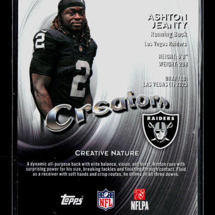 2025 Topps Finest Ashton Jeanty RC