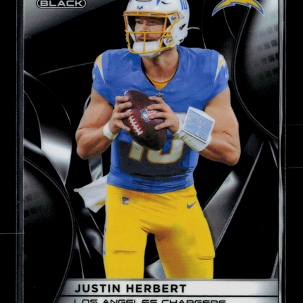2025 Topps Chrome Black Justin Herbert #56