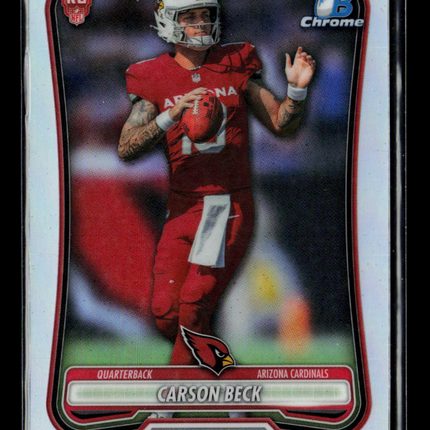 2026 Topps Bowman Chrome Carson Beck #BRR-4 RC Red