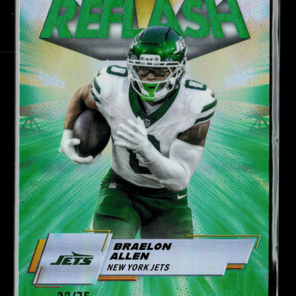 2025 Topps Finest Braelon Allen #RF-8 Green 32/75