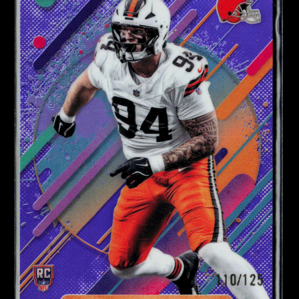 2025 Topps Finest Mason Graham #222 Purple Refractor RC 110/125