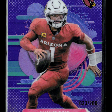 2025 Topps Finest Kyler Murray #122 Purple 033/200