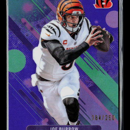 2025 Topps Finest Joe Burrow #51 Purple 184/250