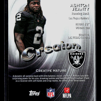 2025 Topps Finest Ashton Jeanty RC