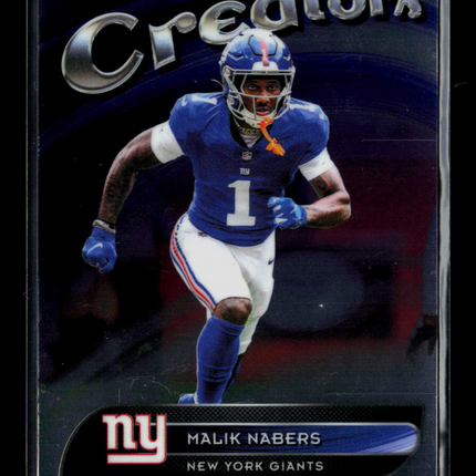 2025 Topps Finest Creators Malik Nabers #CR-22