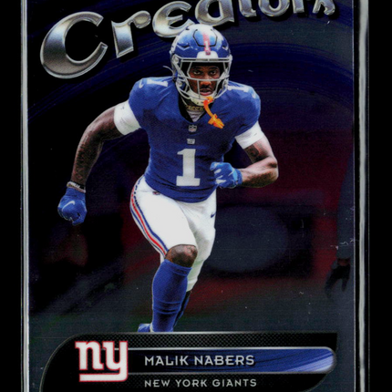 2025 Topps Finest Creators Malik Nabers #CR-22