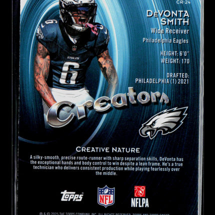 2025 Topps Finest Creators DeVonta Smith #CR-24
