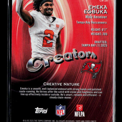 2025 Topps Finest Emeka Egbuka #CR-28 RC