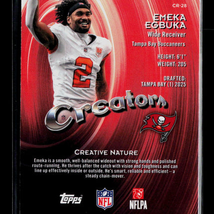 2025 Topps Finest Emeka Egbuka #CR-28 RC
