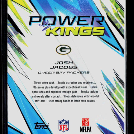 2025 Topps Finest Josh Jacobs #PK-2