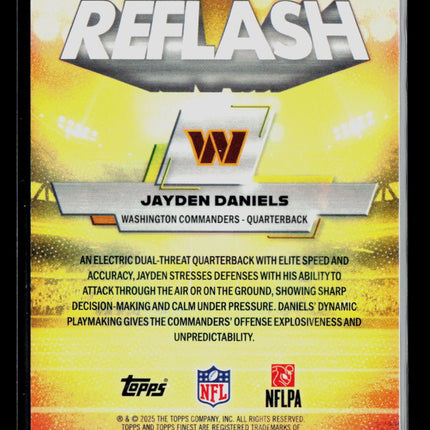 2025 Topps Finest Jayden Daniels #RF-6