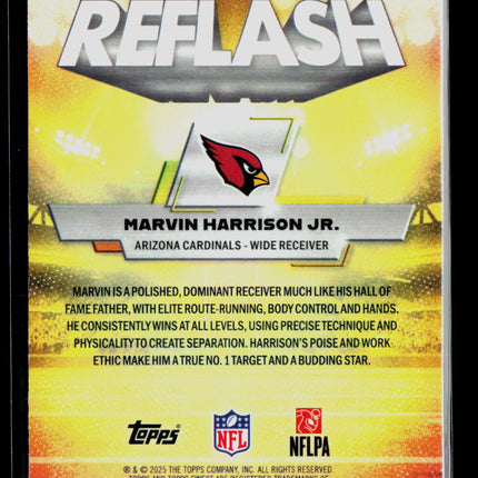 2025 Topps Finest Marvin Harrison Jr. #RF-10