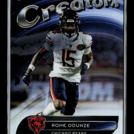 2025 Topps Finest Rome Odunze #CR-6 Refractor