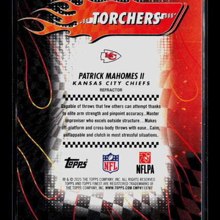 2025 Topps Finest Patrick Mahomes II Patrick Mahomes #T-20 Refractor