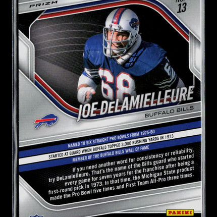 2026 Panini Prizm Black Joe DeLamielleure #13