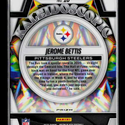 2026 Panini Prizm Black Jerome Bettis #10