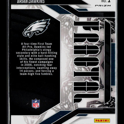 2026 Panini Prizm Black Brian Dawkins #1
