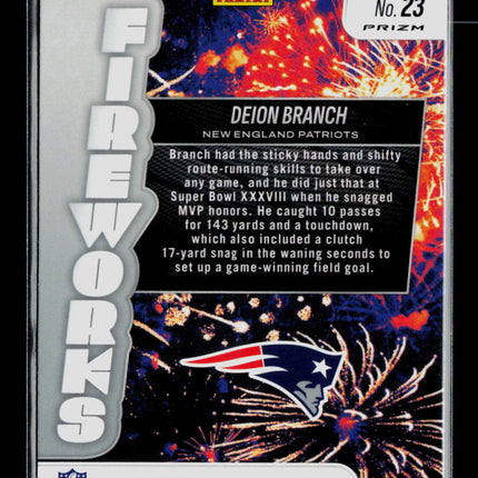 2026 Panini Prizm Black Deion Branch #23