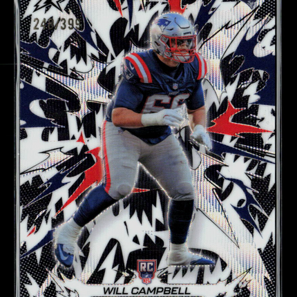 2026 Topps Resurgence Football Will Campbell #160 RC 248/399