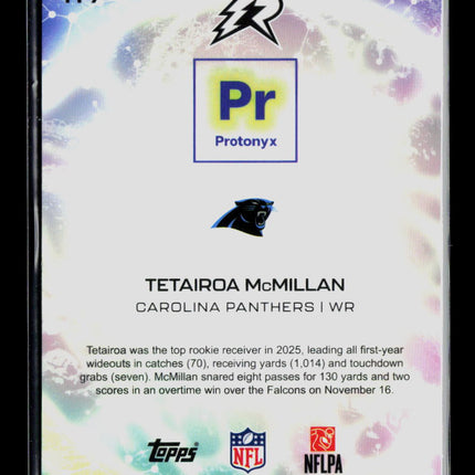 2026 Topps Resurgence Tetairoa McMillan #PT-9 Refractor RC