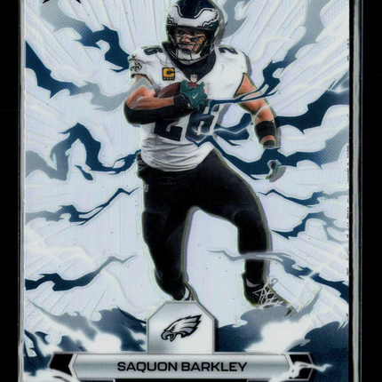 2026 Topps Resurgence Football Saquon Barkley #80 Refractor