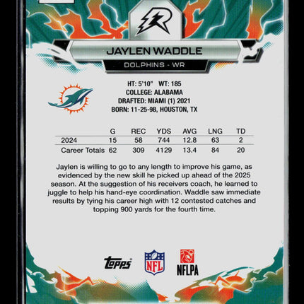 2026 Topps Resurgence Jaylen Waddle #62 218/225