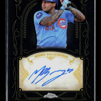 2024 Topps Chrome Ink Strokes Moisés Ballesteros #IS-BA 09/10 Auto