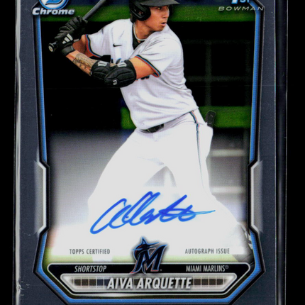 2025 Bowman Chrome Aiva Arquette #CPA-AA Auto