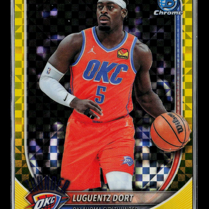 2025 Bowman Chrome Luguentz Dort #BCV-184 Yellow Refractor 55/75