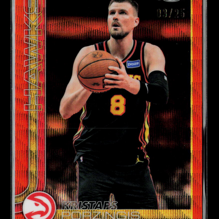 2026 Topps Chrome Kristaps Porzingis #65 Orange 03/25