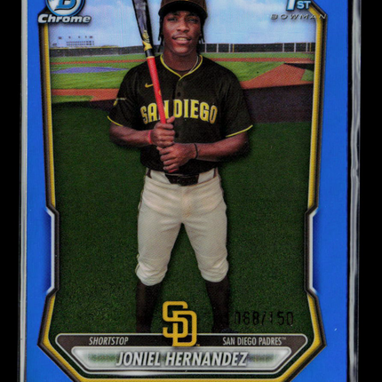 2026 Bowman Chrome Joniel Hernandez #BCP-201 Blue 088/150