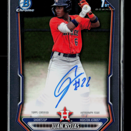 2026 Topps Bowman Chrome Juan Rojas #CPA-JRO Auto