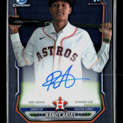 2026 Bowman Chrome Randy Arias #CPA-RA Auto