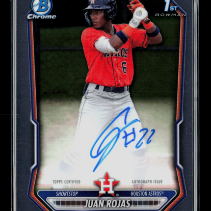 2026 Topps Bowman Chrome Juan Rojas #CPA-JRO Auto