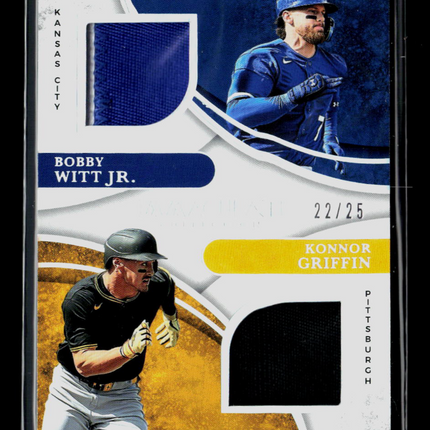 2026 Panini Immaculate Baseball Bobby Witt Jr. Konnor Griffin #DP-BK 22/25 Patch
