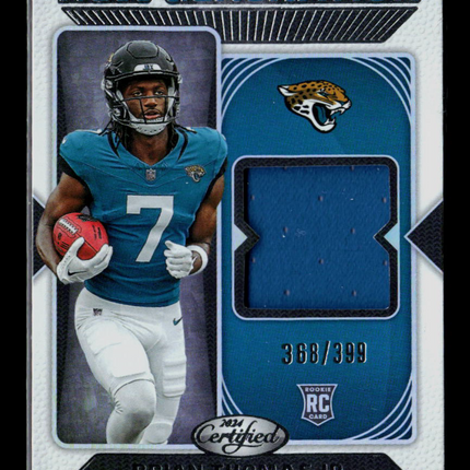 2024 Panini Certified Brian Thomas Jr. #NGJ-BTJ RC 368/399 Memorabilia
