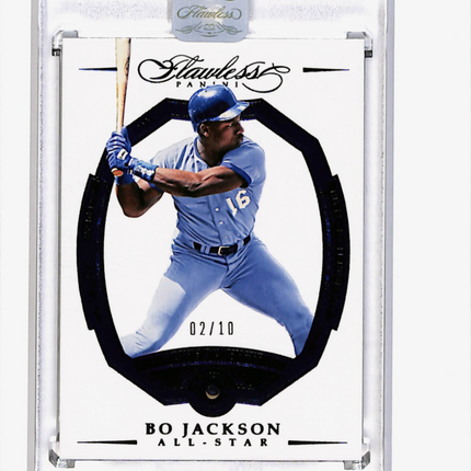 2017 Panini Flawless Bo Jackson #94 Sapphire 02/10