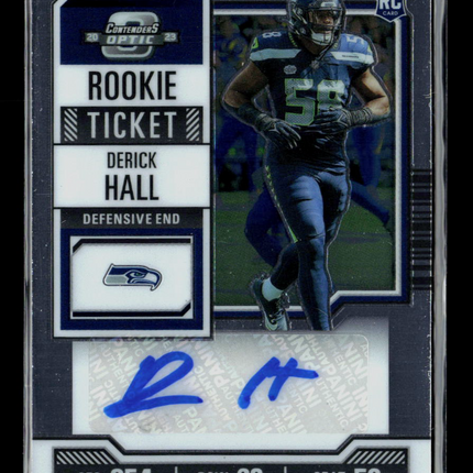2024 Panini Contenders Optic Derick Hall #163 RC Auto