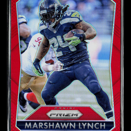 2015 Panini Prizm Football Marshawn Lynch #198 Red