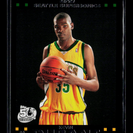 2007 Topps Kevin Durant #112 Black Border RC