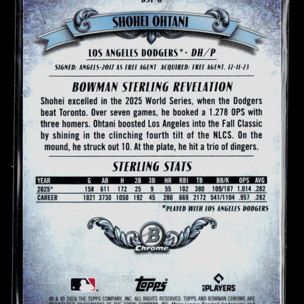 2026 Topps Bowman Sterling Shohei Ohtani #BST-6