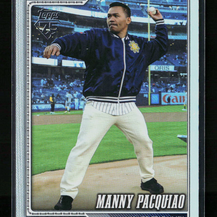 2026 Topps Update First Pitch Manny Pacquiao #FPU-1